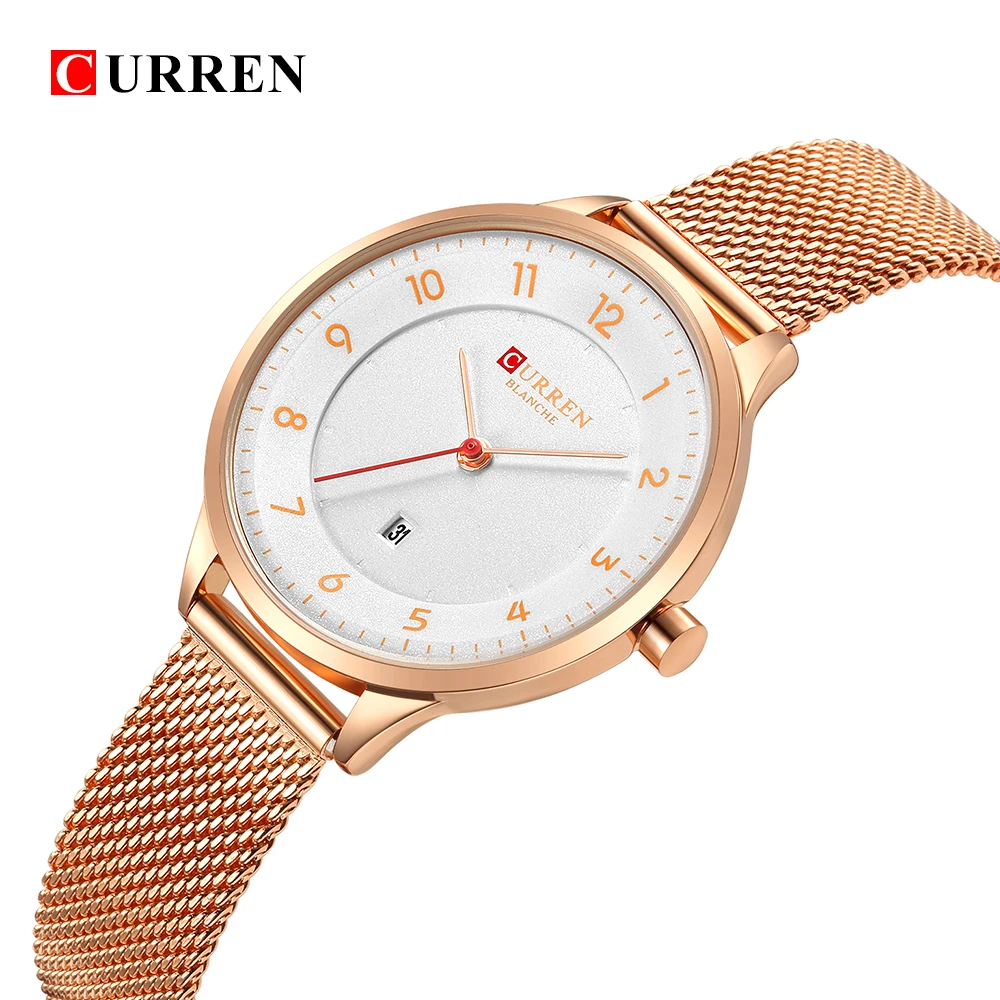 

Curren 9035B Fashion women's watches Stainless Steel Gold watch women Curren Hot Selling Ladies Watch Quartz women watches