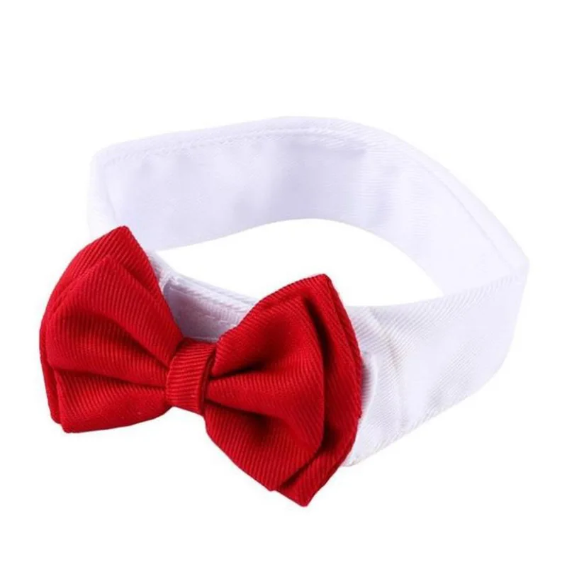 

Neck Tie For Dogs Cat Pet Fashion Cute Red Bow Tie Puppy Kitten Collar Necktie Adjustable Pet Bow Ties Dog Accessories XP0440
