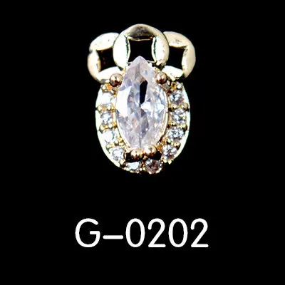 5 шт циркониевые драгоценные камни для дизайна ногтей ювелирные изделия из сплава украшения для ногтей блестящие циркониевые Стразы для маникюра циркониевые алмазные подвески для ногтей - Цвет: GS0202