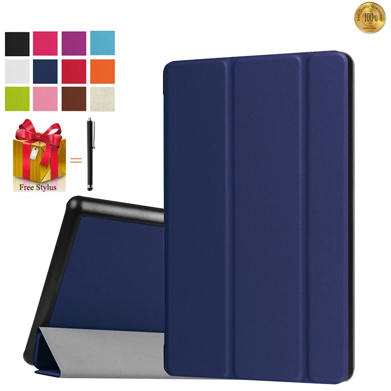 Case For Amazon Kindle Fire HD 8 2016 8 inch Slim 3 Fold Flip Cover for