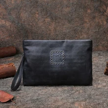 Ретро Браслет сумка последние для женщин клатч сумки ручной работы пояса из натуральной кожи кошелек с карман для сотового телефона унисекс