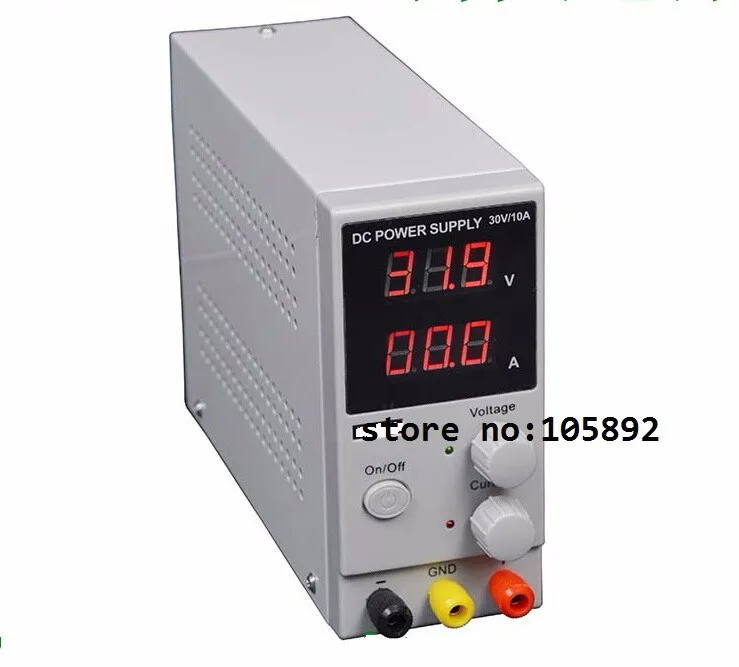 

Display 4 Digits KPS605DF 0-60V/0-5A 110V-230V 0.1V/0.001A EU LED Digital Adjustable Switch DC Power Supply mA display