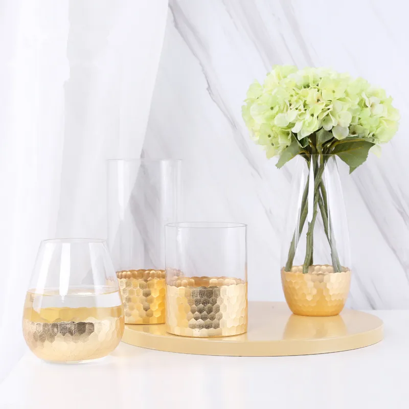 Gold Vase Table Top Vase For Dries Flowers Home Decor ...