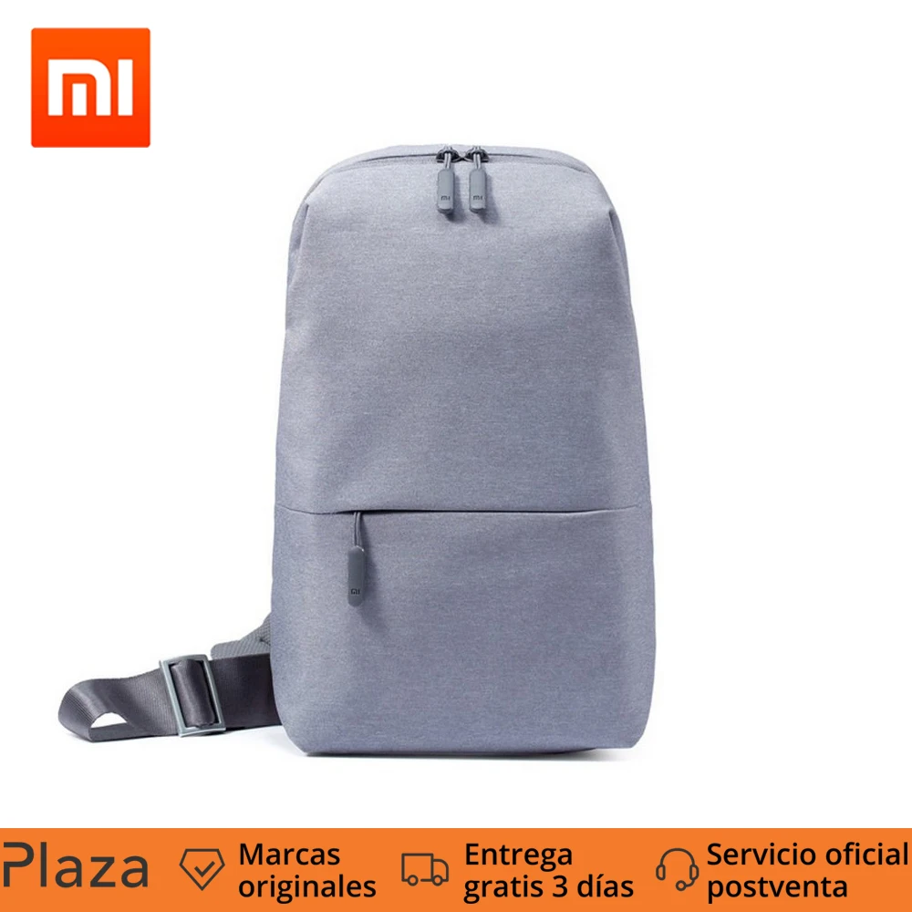 Xiaomi ZJB4070GL полиэстер серый монотонный унисекс передний карман молния|Чехлы для