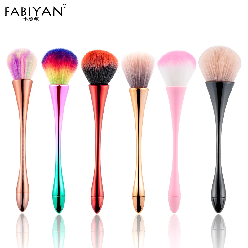 

Nail Art Dust Cleaner Remover Brushes Powder Soft Cleaning Gradient Handle Glitter UV Gel Makeup Blush Concealer Manicure Tools