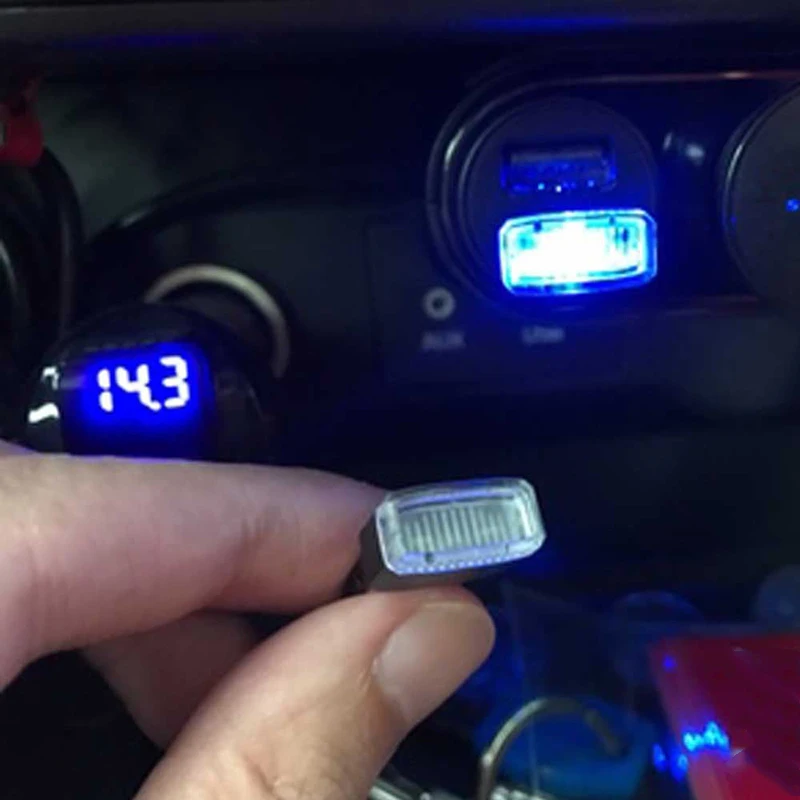 Подлокотник лампа штекер USB Play миниатюрный ключ вставной ультра Настольный автомобиль грузовик