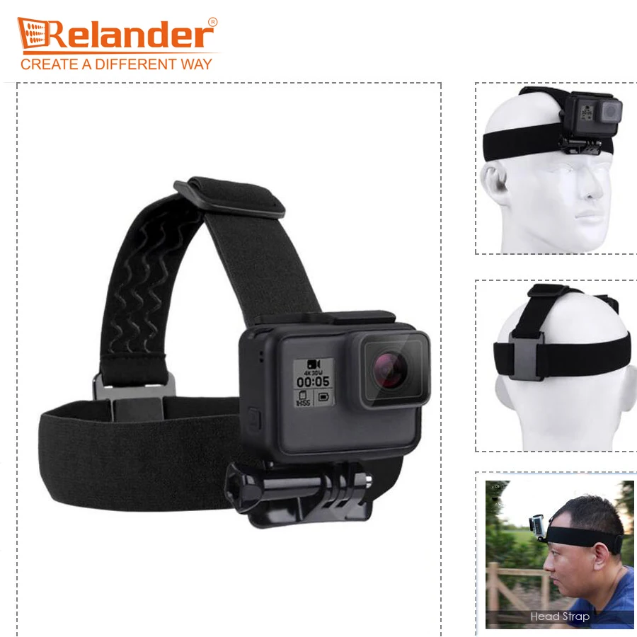 Buy Crelander Action Camera Accessories Head Strap