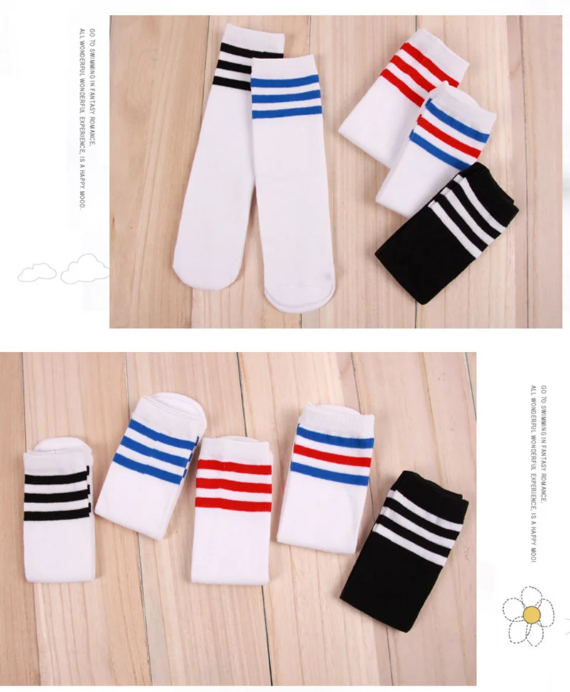 Summer Striped Middle Kids Socks Cotton Breathable Baby Girls Socks Spring Autumn Sports Knitted Boys Socks Children Accessories (19)