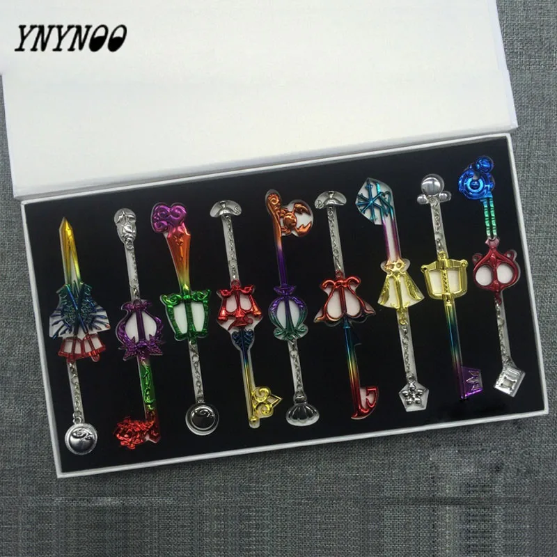

YNYNOO Action Figure 9pcs/set Kingdom Hearts II Colorful Keychain Action & toys Figure For Collection Christmas Gifts Toys OT132