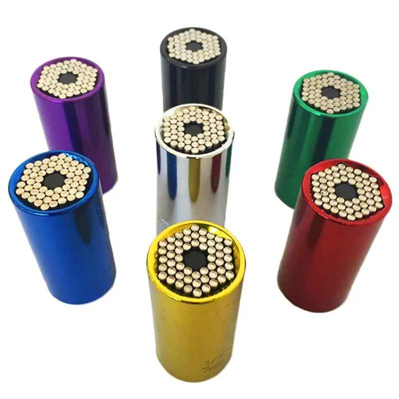 

PEGASI 7-19mm Drill Socket Multi-Function Hand Tool Set Locksmith Screwdriver Wrench Adapter Universal Sleeve Repair Tool Kit