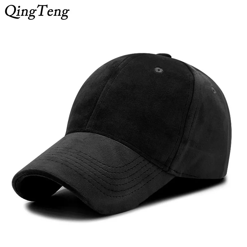 

Solid Velvet Baseball Cap Black Brand Caps Mens Snapback Hats Fashion Adjustable Bone Women Outdoor Sports Golf Hat