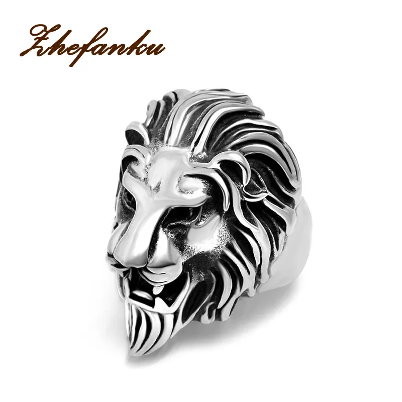 

Fashion Trend Of Alloy Jewelry Jewelry Alternative Lion Head Animal Ring Burst Models