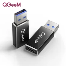 QGeeM USB 3,1 type C мама к USB 3,0 папа порт адаптер 10 Гбит/с type-A Разъем синхронизации данных адаптер Разъем для Macbook Google