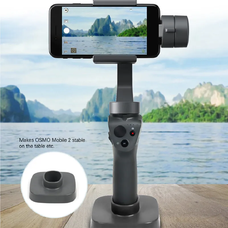 

Base For DJI Osmo Mobile 2 Handheld Gimbal Stabilizer Base Mount Stand Fit Phone Gimble Accessaries
