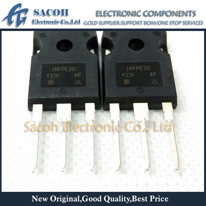 

New Original 10Pcs IRFPE30PBF IRFPE30 OR IRFPF30 OR IRFPG30 TO-247 4.1A 800V Power MOSFET Transistor