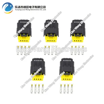 

5 PCS 4 Pin DJ7047A-1.5-21 Female Male FO Turn Light Plug FO Lamp Socket FCI Car Sensor Connector For Auto Truck