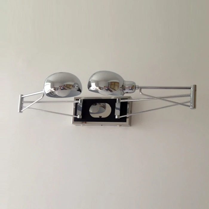 Led wall lamp bedroom bedside lamp rocker stud wall hanging reading