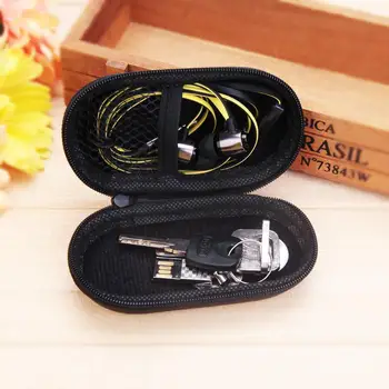 

Oval Style EVA Headphone Carry Bag Hard for Power Beats PB In-Ear Earphone Pouches Storage Cases Black Box