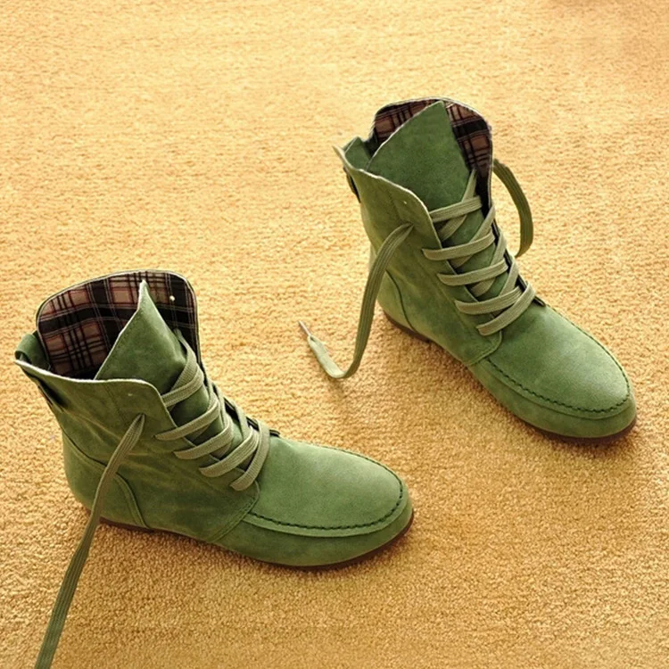 Новые женские ботинки из натуральной кожи; сезон осень-зима; botas mujer; Ботинки martin; повседневная обувь на шнуровке; botas feminina; большие размеры 34-43