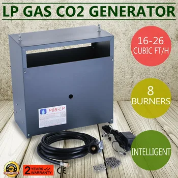 

Hydroponic CO2 Generator 8 Burner Light Material Gas Type Reliable GOOD PRO