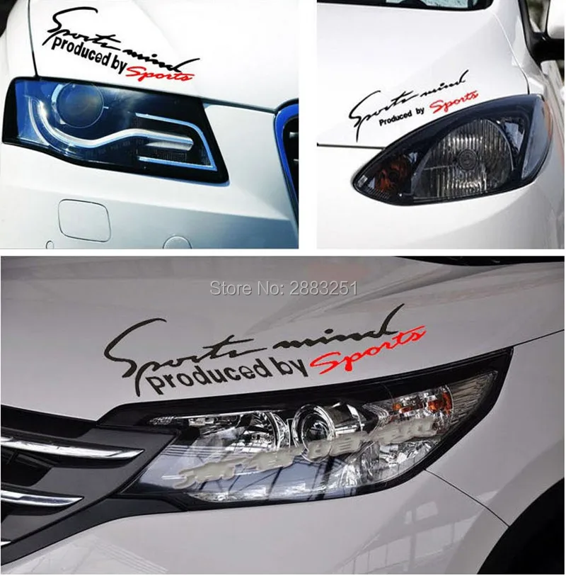 

Reflective Lamp Eyebrow Sports Styling Hood headlight stickers for mazda 3 6 2 5 CX-5 cx5 CX-7 CX-3 323 ATENZA Axela Accessories