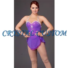 Пользовательские платья для катания на коньках для девочек бренд Vogue соревнования в фигурном катании платье для женщин DR3058