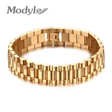 Mostyle мужской браслет золотого цвета 22 см массивная цепочка браслеты мужские ювелирные изделия из нержавеющей стали подарок