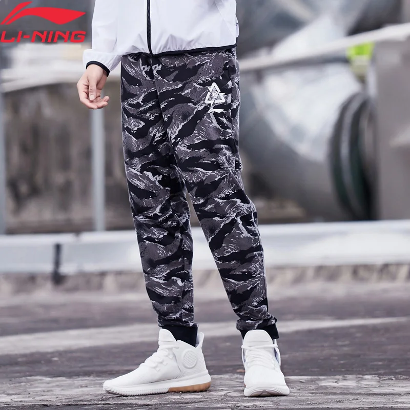 Li Ning Men BAD FIVE Basketball Pants 100 Cotton Printing Stylish