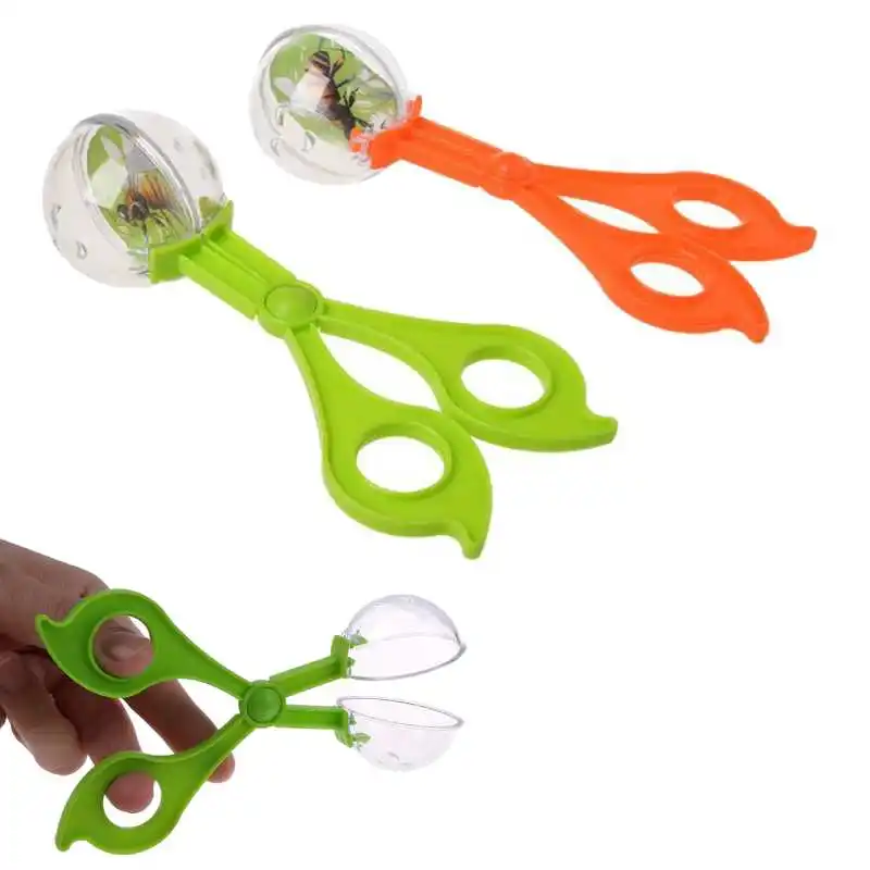 

New Cute Nature Exploration Toy Kit for Kids Children School Plant Insect Biology Study Tool Set Plastic Scissor Clamp Tweezers