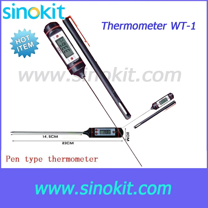 

Free shipping Portable Probe Cooking Meat Digital Thermometer WT-1