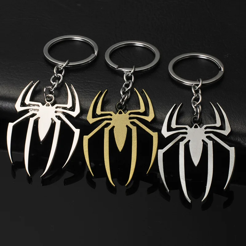 Marvel Super Hero Spiderman Keychain Spider Man Metal Key chainfor ...