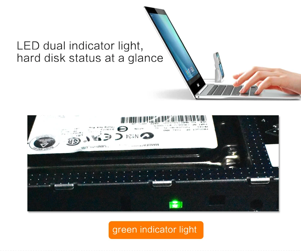 Универсальный алюминий светодио дный LED Optibay 2nd HDD Caddy мм 3,0 мм SATA 2,5 адаптер 9,5 ''SSD DVD CD-ROM жесткий диск драйвер корпус