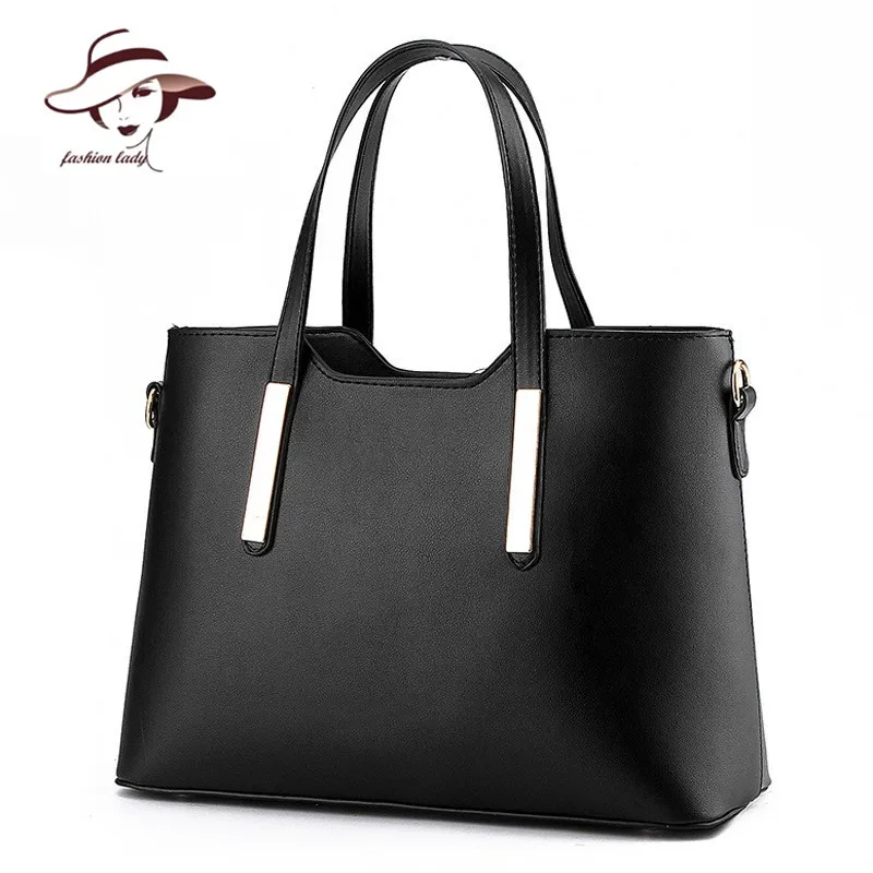 2017 new arrival fashion PU leather font b bag b font tote solid shoulder font b