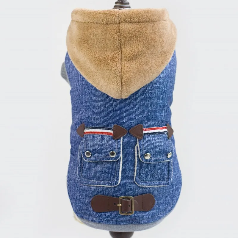 2016 High Quality Leather Buckle Autumn/Winter Clothes For Dogs Pets