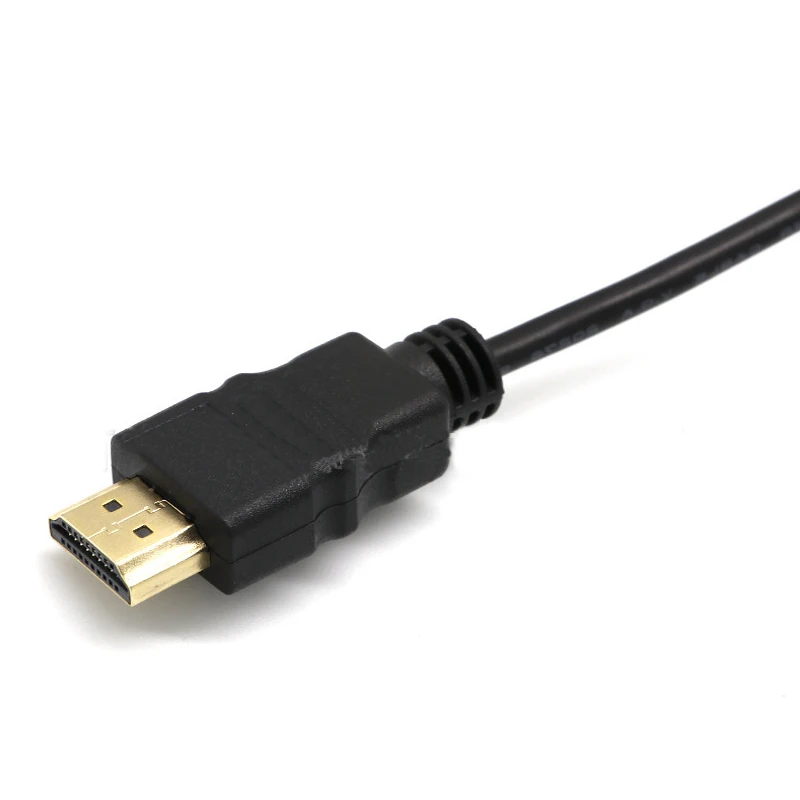 Urijk 1 шт. HDMI штекер к VGA Штекерный кабель адаптер м 8 3 0 конвертер монитор свинцовый