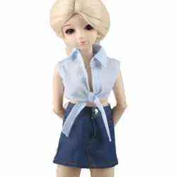 [Wamami] 80 # синяя блузка для девочек, рубашка 1/4 MSD AOD DZ BJD Gril Dollfie