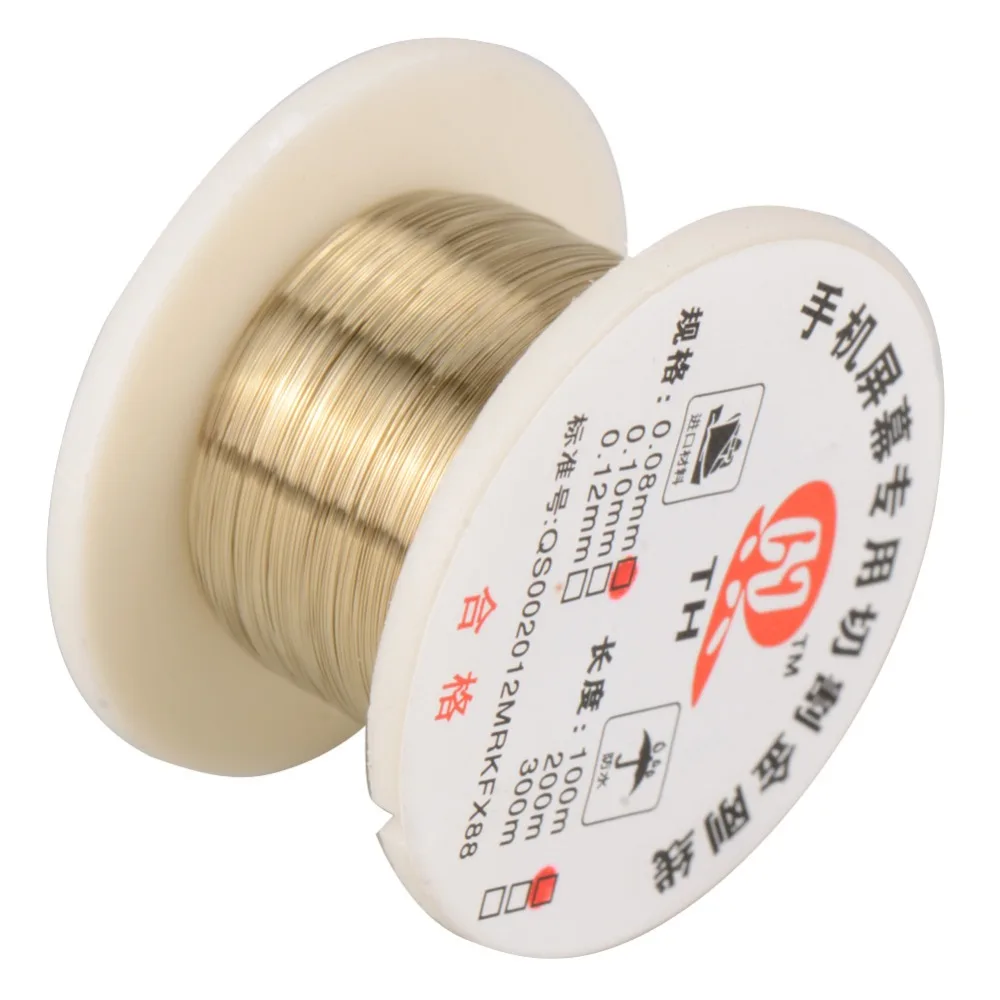 100 м режущий провод из сплава молибденового разделитель проводов SHPG для iPhone 4 4S 5 5S