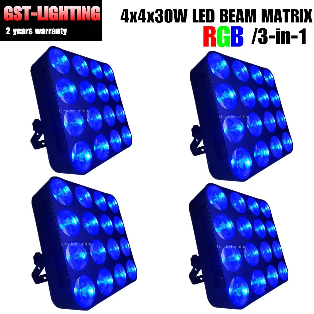 4pcs/lot COB wash audience 16 eye flood lighting 16*30W Led matrix blinder DMX stage | Освещение