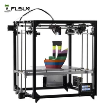 Flsun 3D Printer Dual Extruder Version Large Printing Size 260*260*350mm Auto Leveling Heated Bed Touch Screen Wifi Moduel