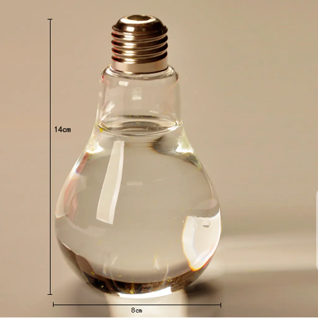 

1 Pair Bulb Glass Landscape DIY Flower Vase Container Hydroponics Plant Pot