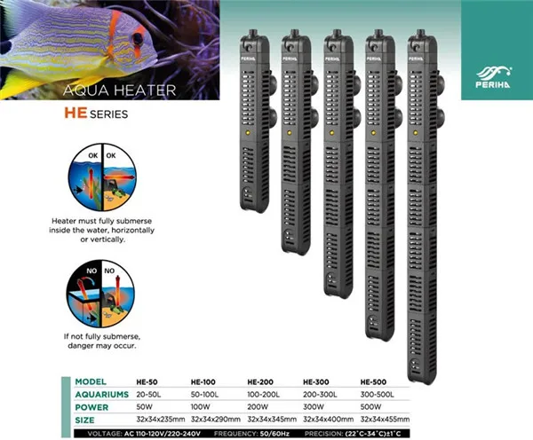Безопасный электронный энергосберегающий нагреватель для аквариума, цифровой дисплей, Автоматическое отключение питания, взрывозащищенный погружной нагреватель, бесплатно