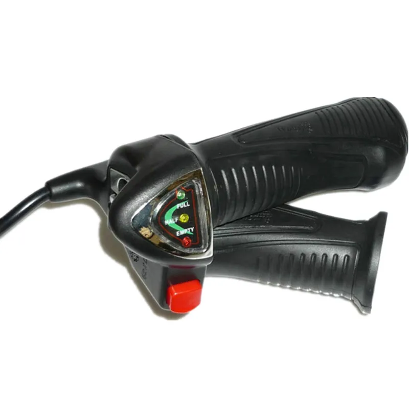 

Electric Bicycle Twist Accelerator With Battery Indicator Wire length 1500mm Match Right Left Grip