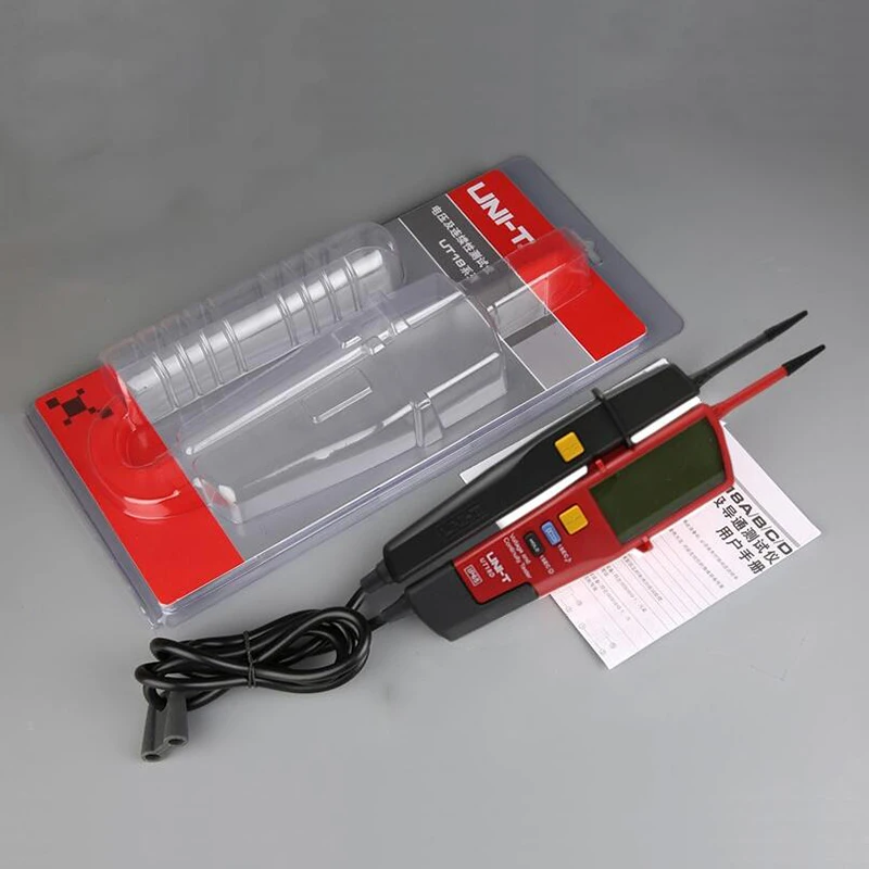 UNI-T UT18D Voltage and Continuity Testers LED/LCD Display Voltage Continuity Testers Auto Range Volt Detectors Pen