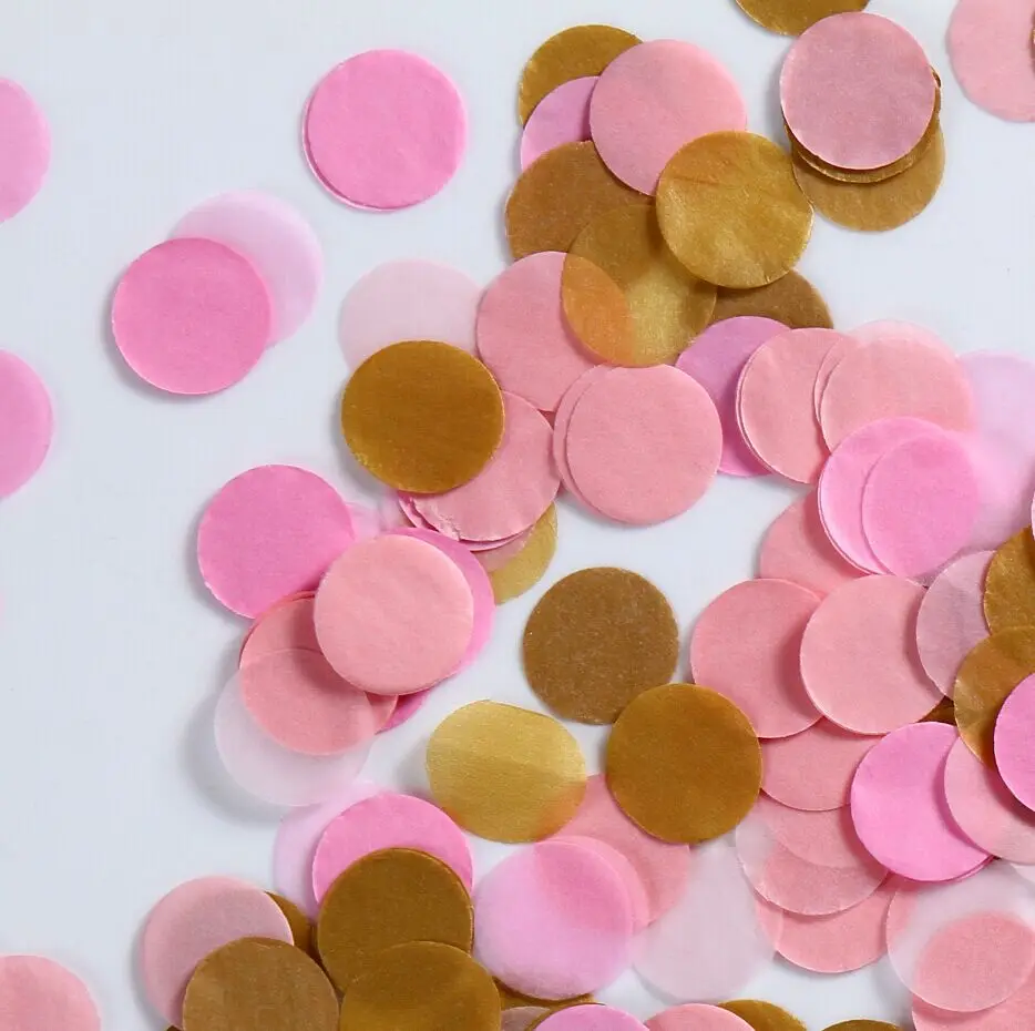 1inch (2.5cm) Party Confetti Wedding Birthday Confetti, Baby Shower