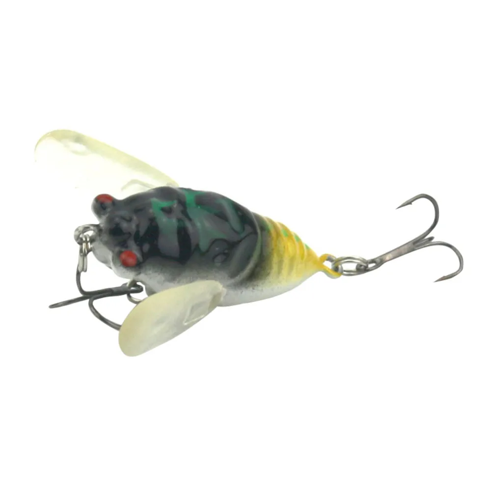 2019 Bionic bait fishing tackle hook bait Bionic bait fishing tackle hook bait Cicada fishing fish bait bass crank fishin 40MA10 (10)