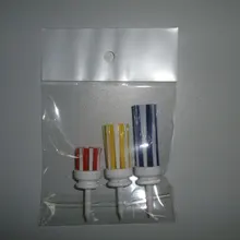 Wholesale Pack 3 Colors ( Different Sizes) GOLF TEES BRUSH Driver Training Accessory Tool Hairbrush TEE Golf Accessories