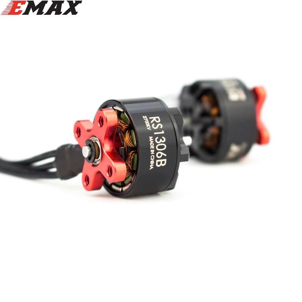 4 шт./лот EMAX RS1306B 2700KV 4000KV бесщеточный гоночный мотор 3 4S RS1306 версия 2 двигателя для RC