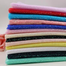 Блестящая сетчатая ткань для украшения упаковки с блестящей пудрой вечерние ткани 3 ярдов