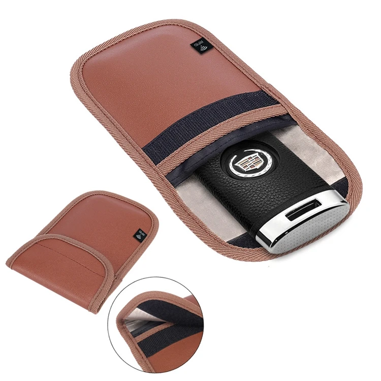 Car Key Bag Car Fob Signal Blocker Faraday Signal Blocking Bag Shielding Pouch