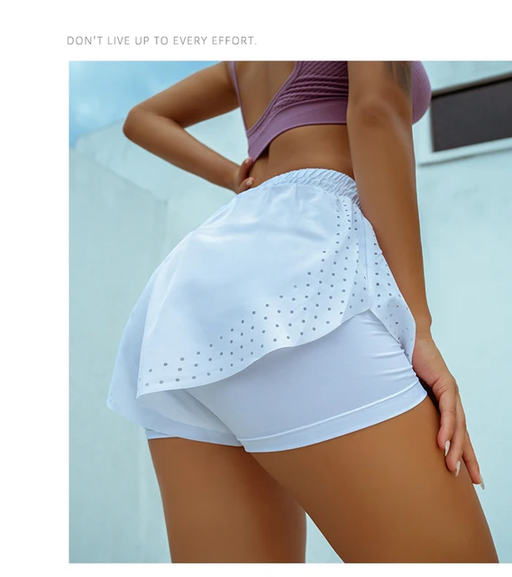 Cretkoav Summer Running Shorts 2 In 1